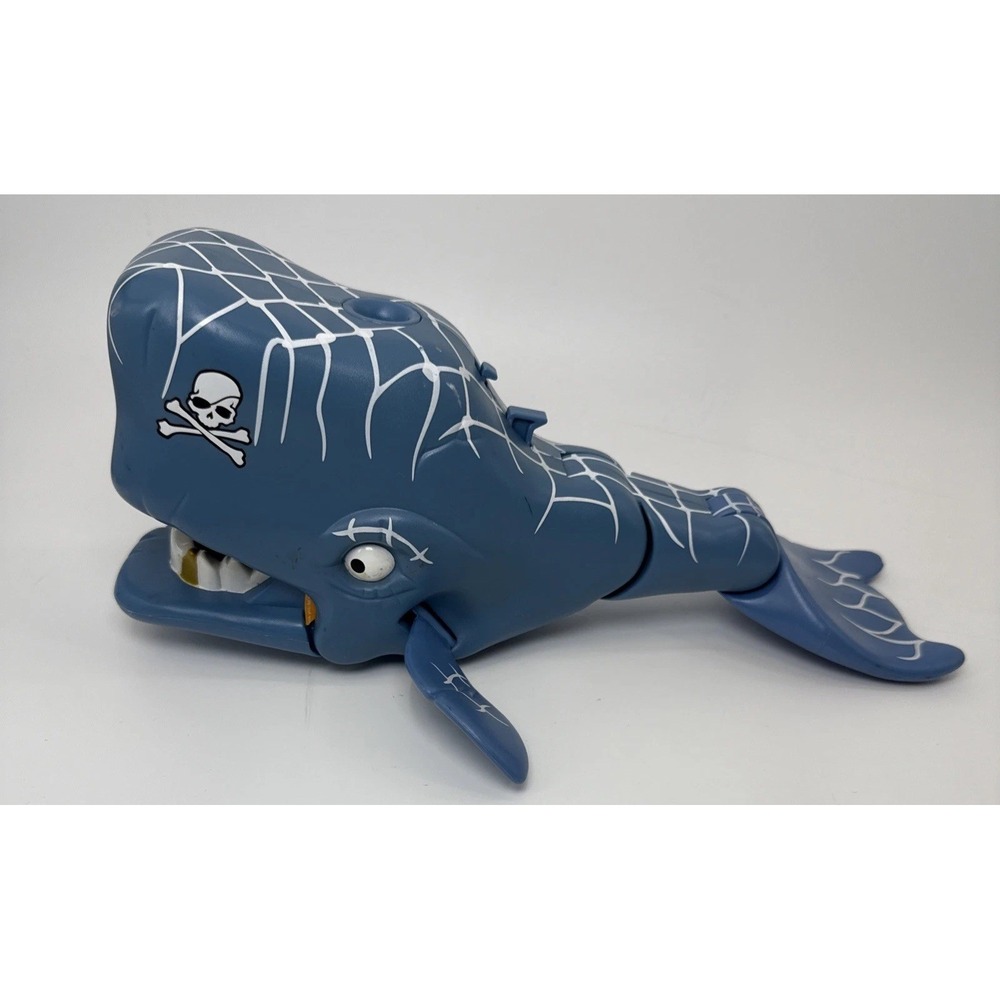 FISHER PRICE IMAGINEXT PIRATES SKULL & BONES‎ BLUE WHALE LOOSE 2006 MOBY DICK
